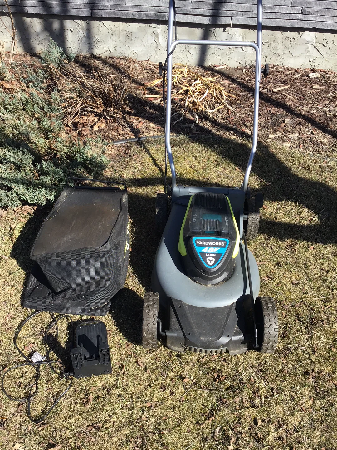 Yardworks 48V Cordless Electric Lawn Mower