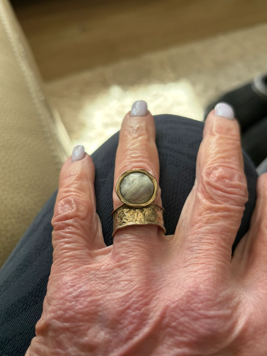 Sterling Silver Ring with MoonStone - photo 4