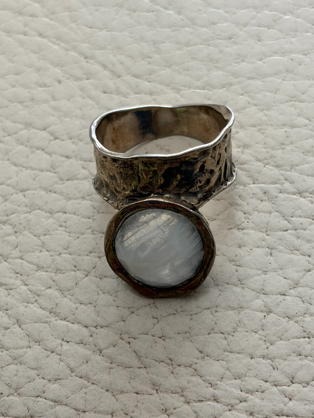 Sterling Silver Ring with MoonStone - photo 3