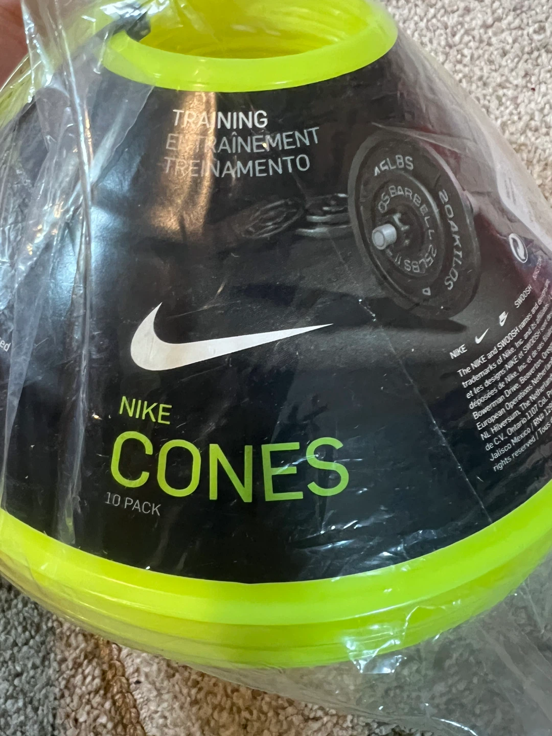 Nike Cones Training Set - 10 Pack - brand new in packaging