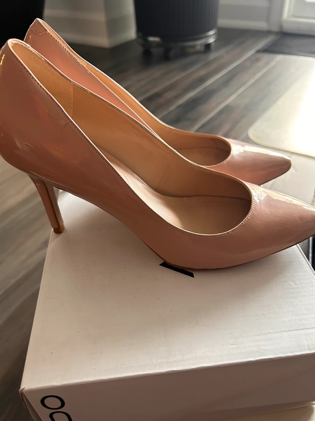 ALDO KEDIREDDA Heels - Nude Patent - Size 7 - photo 2