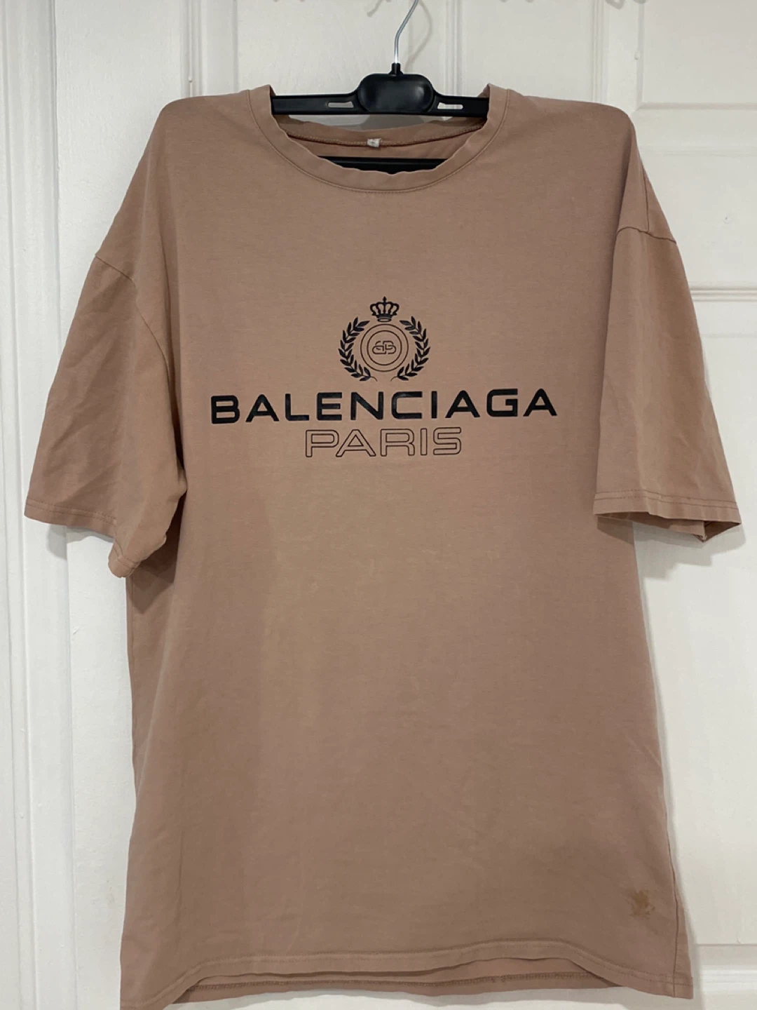 Balenciaga Paris T-Shirt - Brown - photo 2
