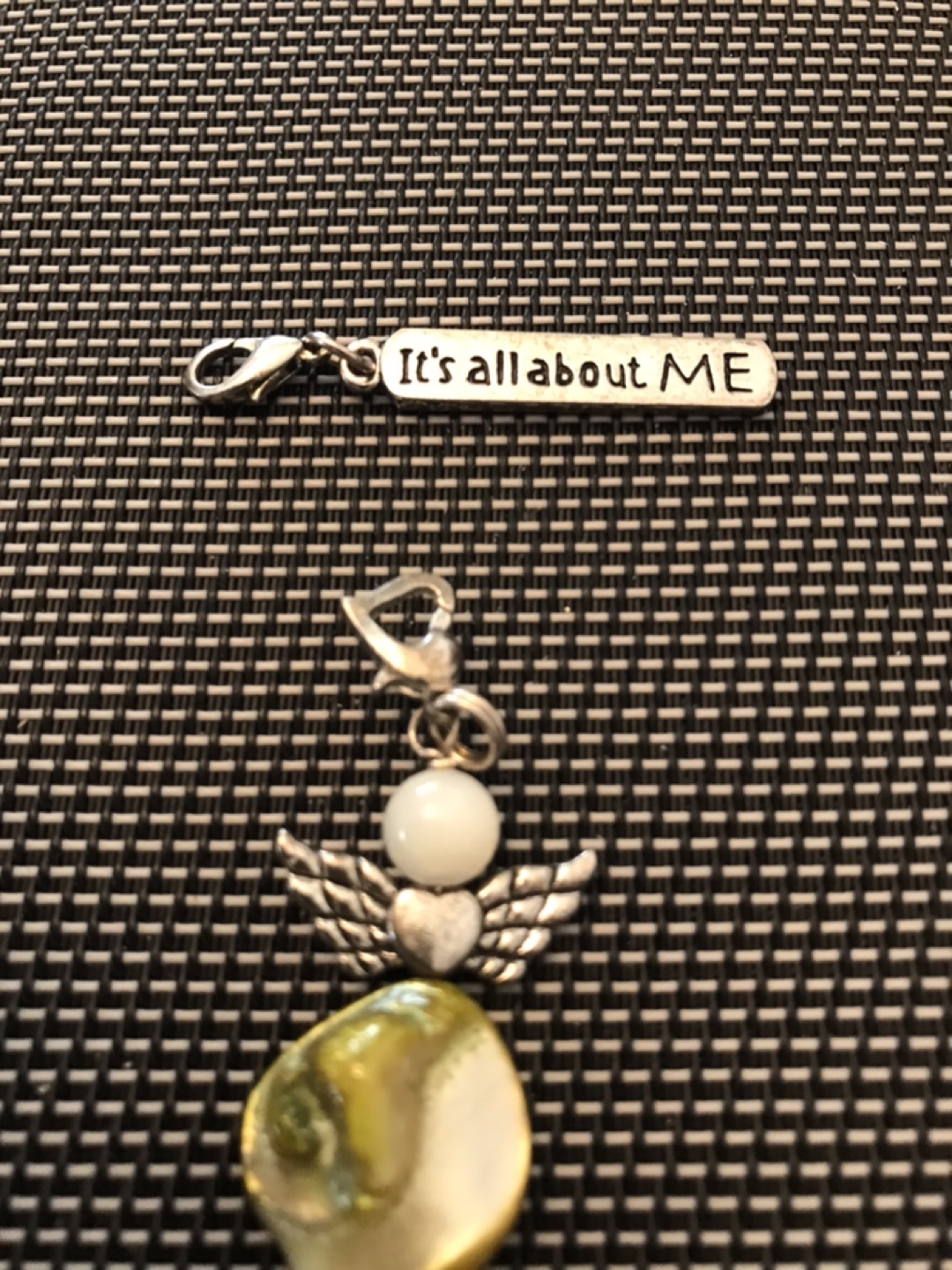 Angel Charm with "It's all about ME" Tag