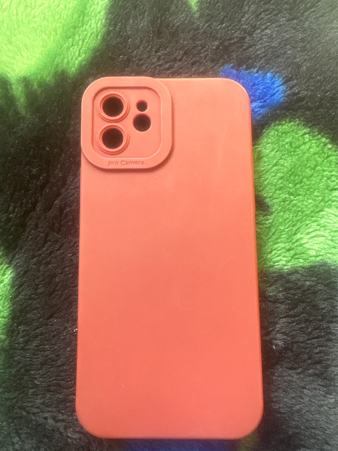 Red "pro Camera." iPhone Case