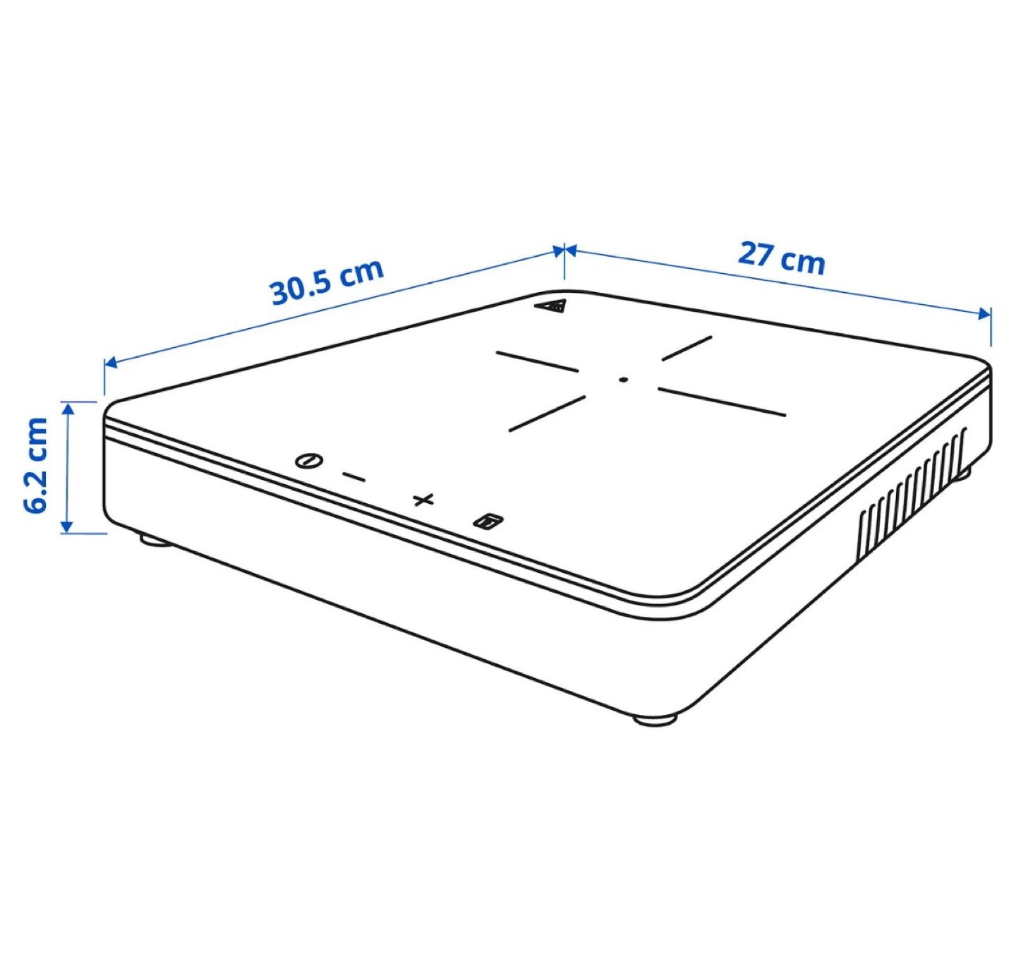 IKEA TILLREDA Portable Induction Cooktop - Black - photo 3