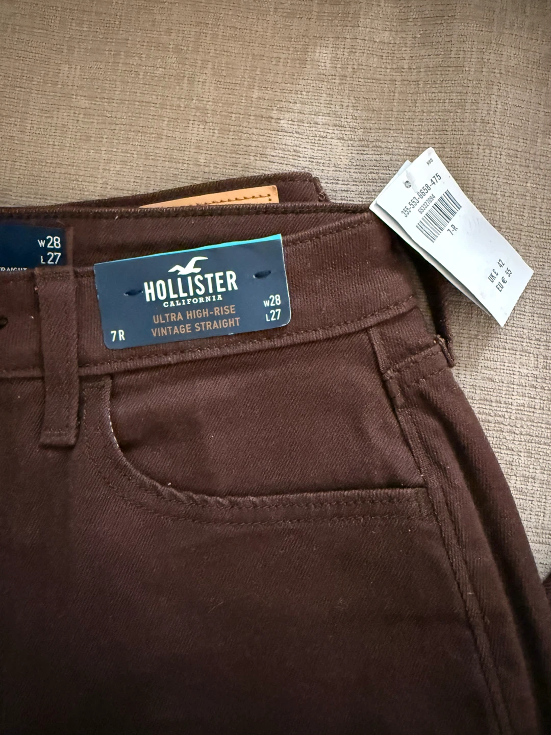 CLOSET CLEAN OUT Hollister Brown Jeans - photo 2