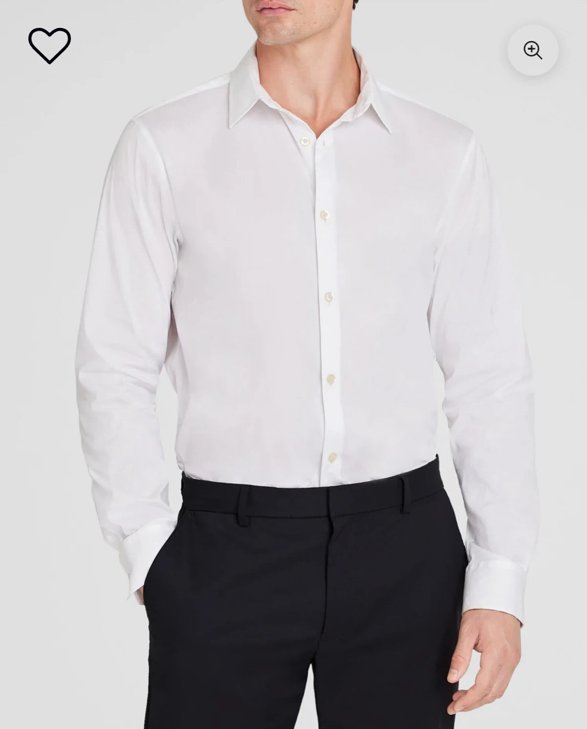 Club Monaco Stretch Poplin Dress Shirt - XL