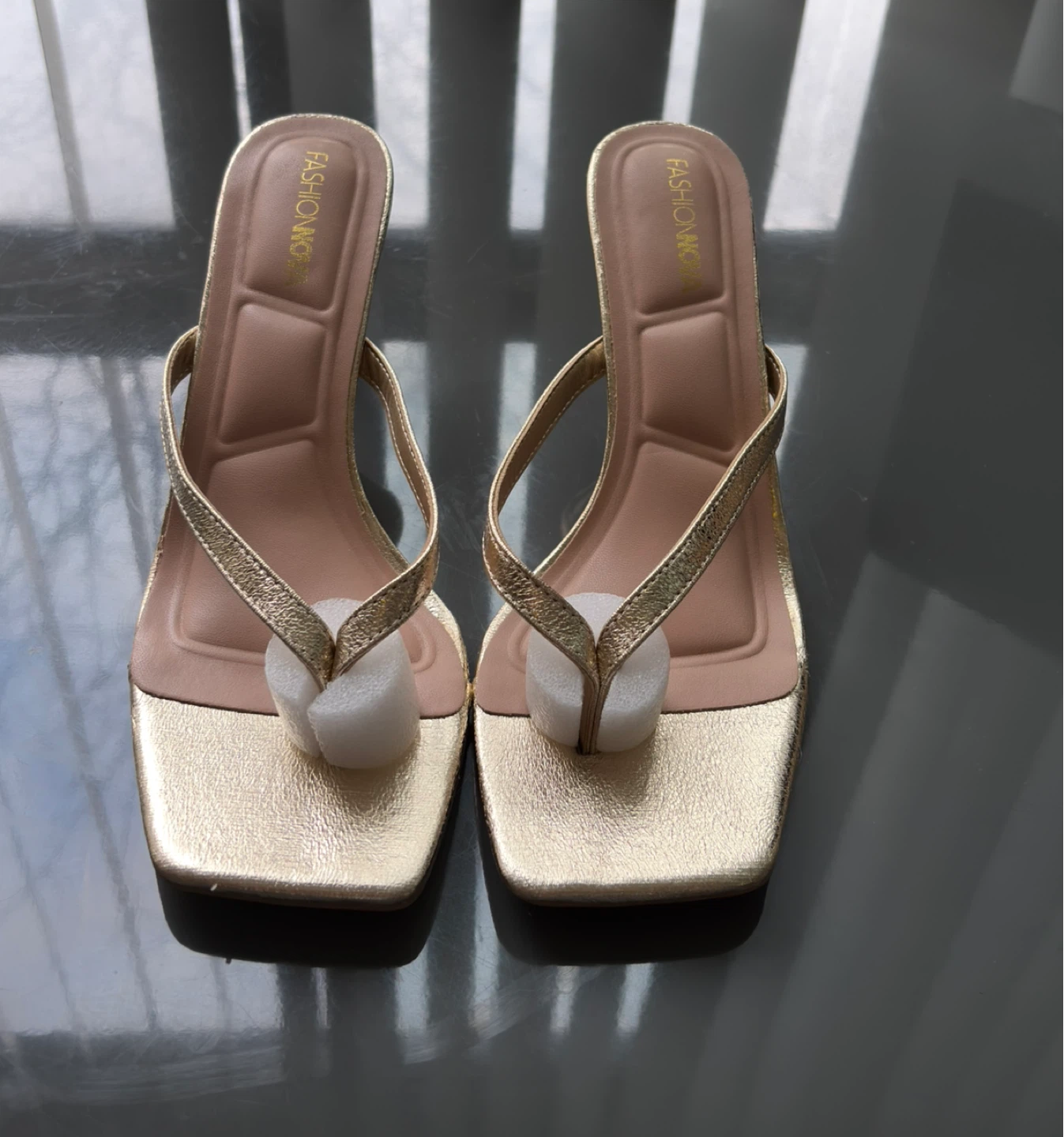 Fashion Nova Gold Kitten Heels (Size 8) – New / Never Worn - photo 2