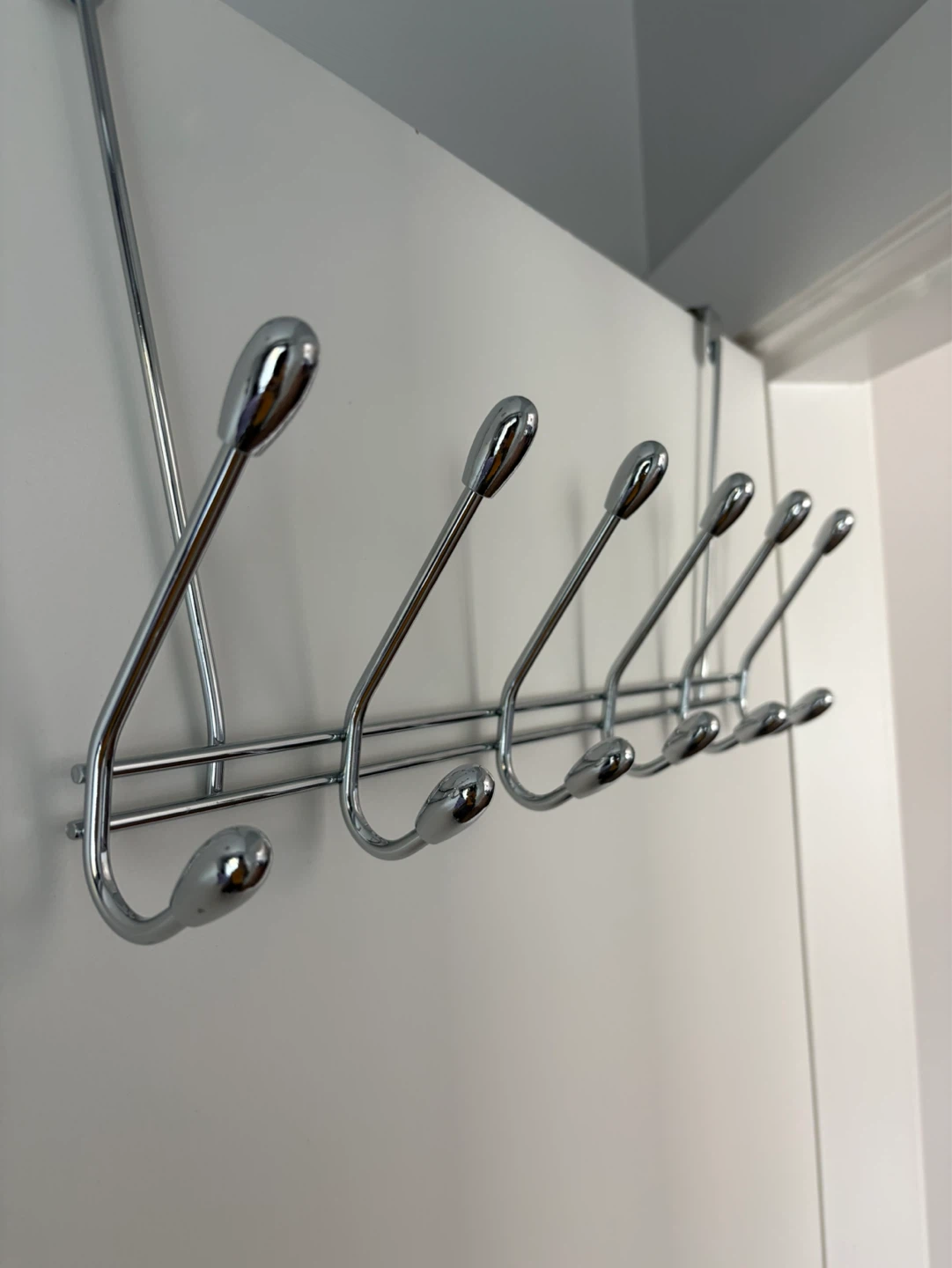 Vintage 70‘s Chrome Door Hanger Wardrobe Style 50‘s - photo 4