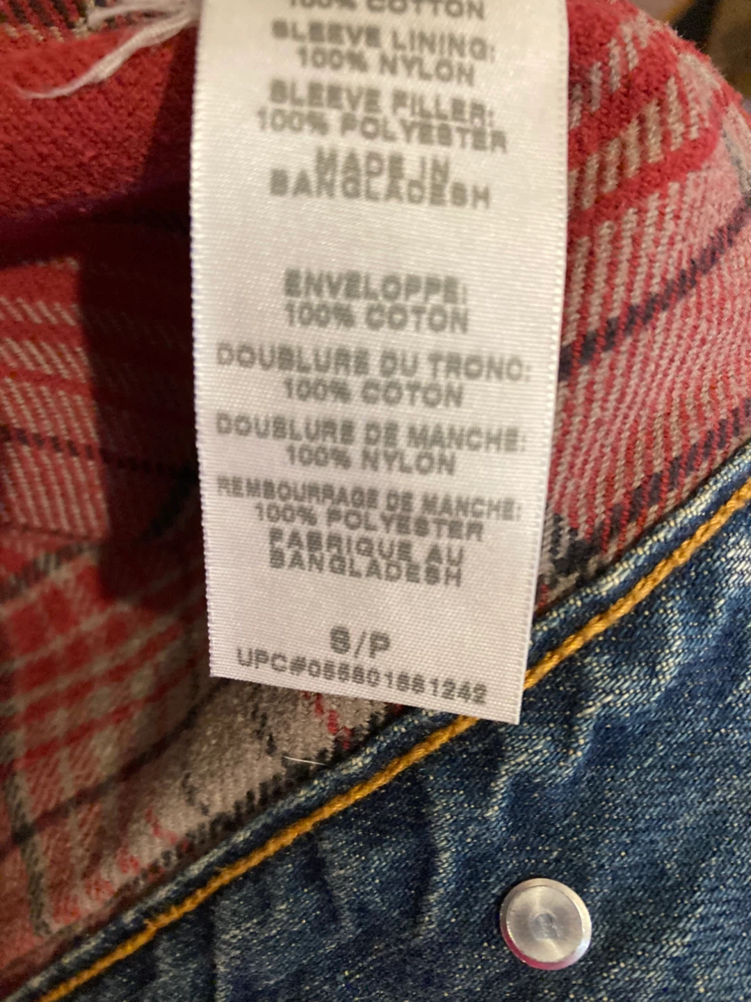 Vintage Levi’s Heavy Duty Flannel Lined Trucker Jean Jacket - photo 5
