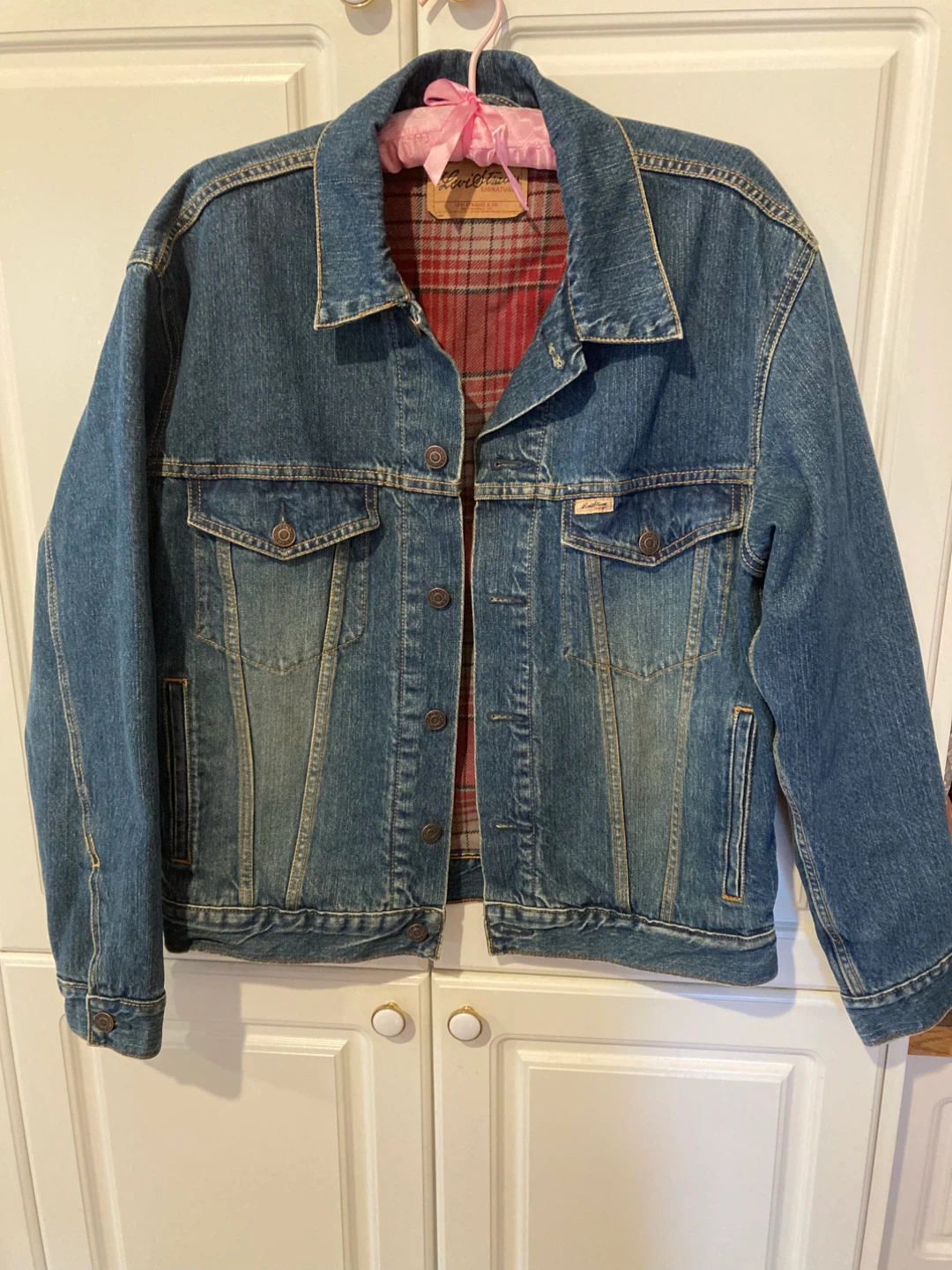 Vintage Levi’s Heavy Duty Flannel Lined Trucker Jean Jacket