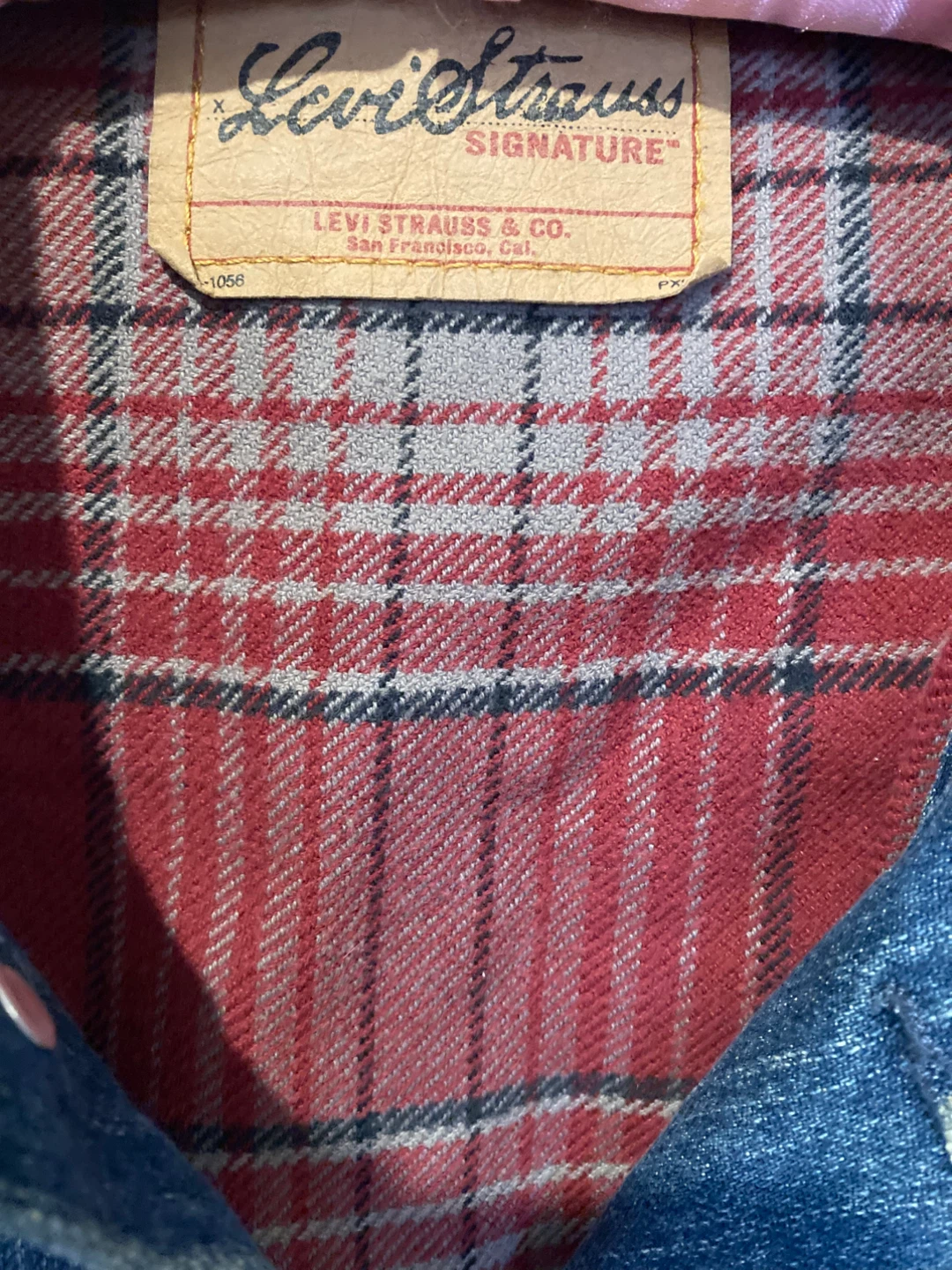 Vintage Levi’s Heavy Duty Flannel Lined Trucker Jean Jacket - photo 2
