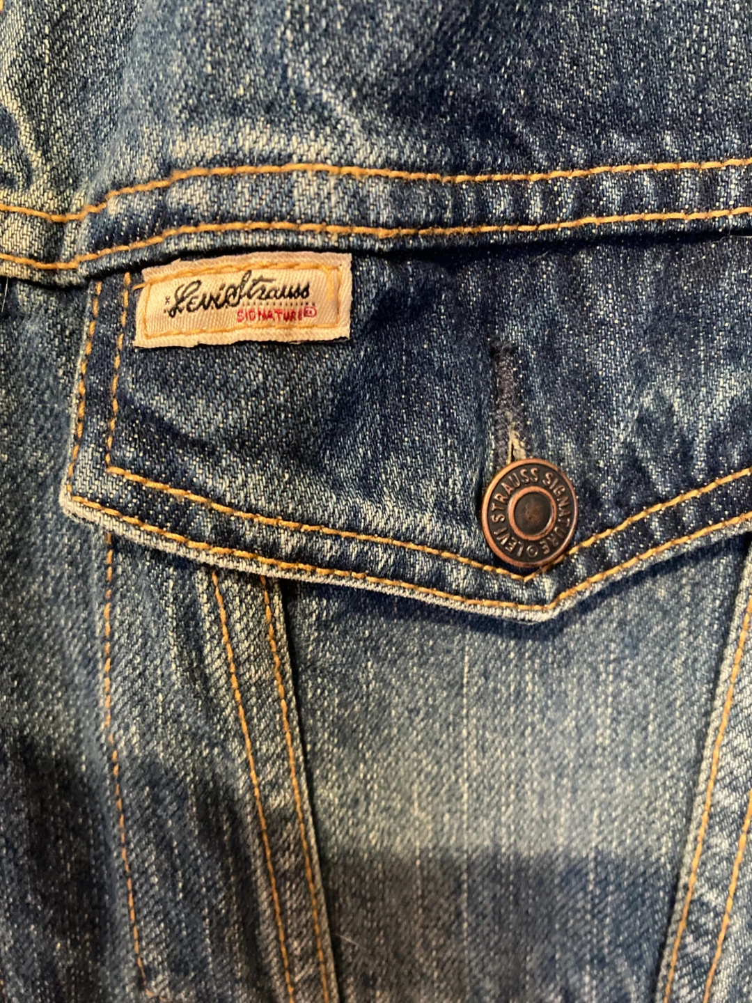 Vintage Levi’s Heavy Duty Flannel Lined Trucker Jean Jacket - photo 3