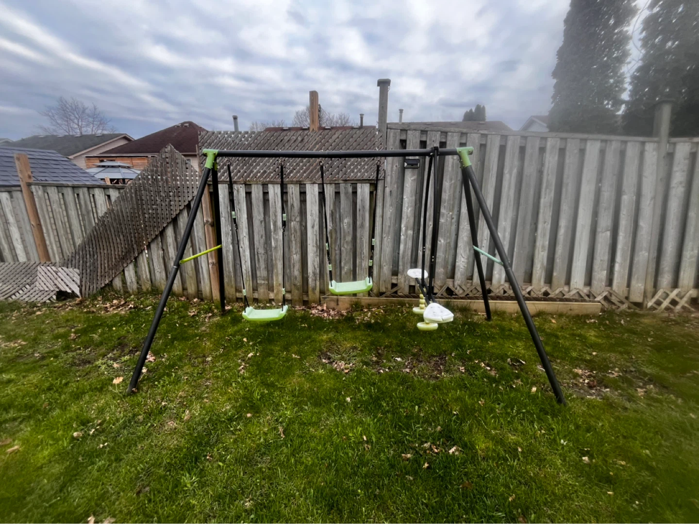 Children's swing set