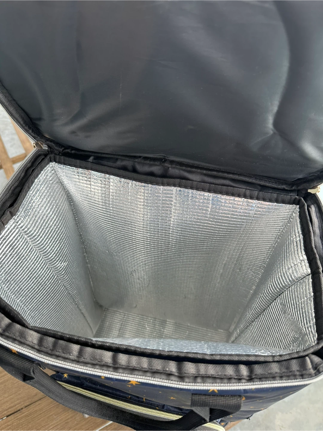Insulated Rolling Shopping Cart with Telescoping Handle - photo 2