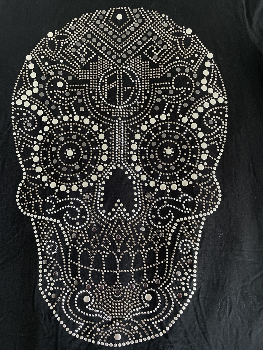 XCH Skull Rhinestone T-Shirt XS - photo 2