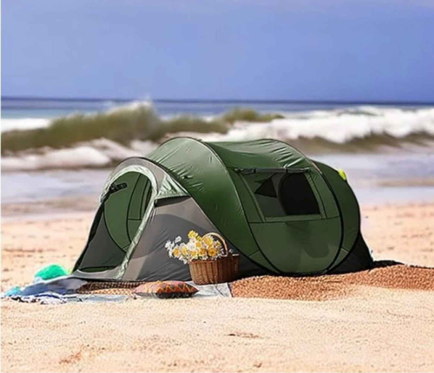 Pop-Up Tent- 8-Second Setup - Sleeps 4