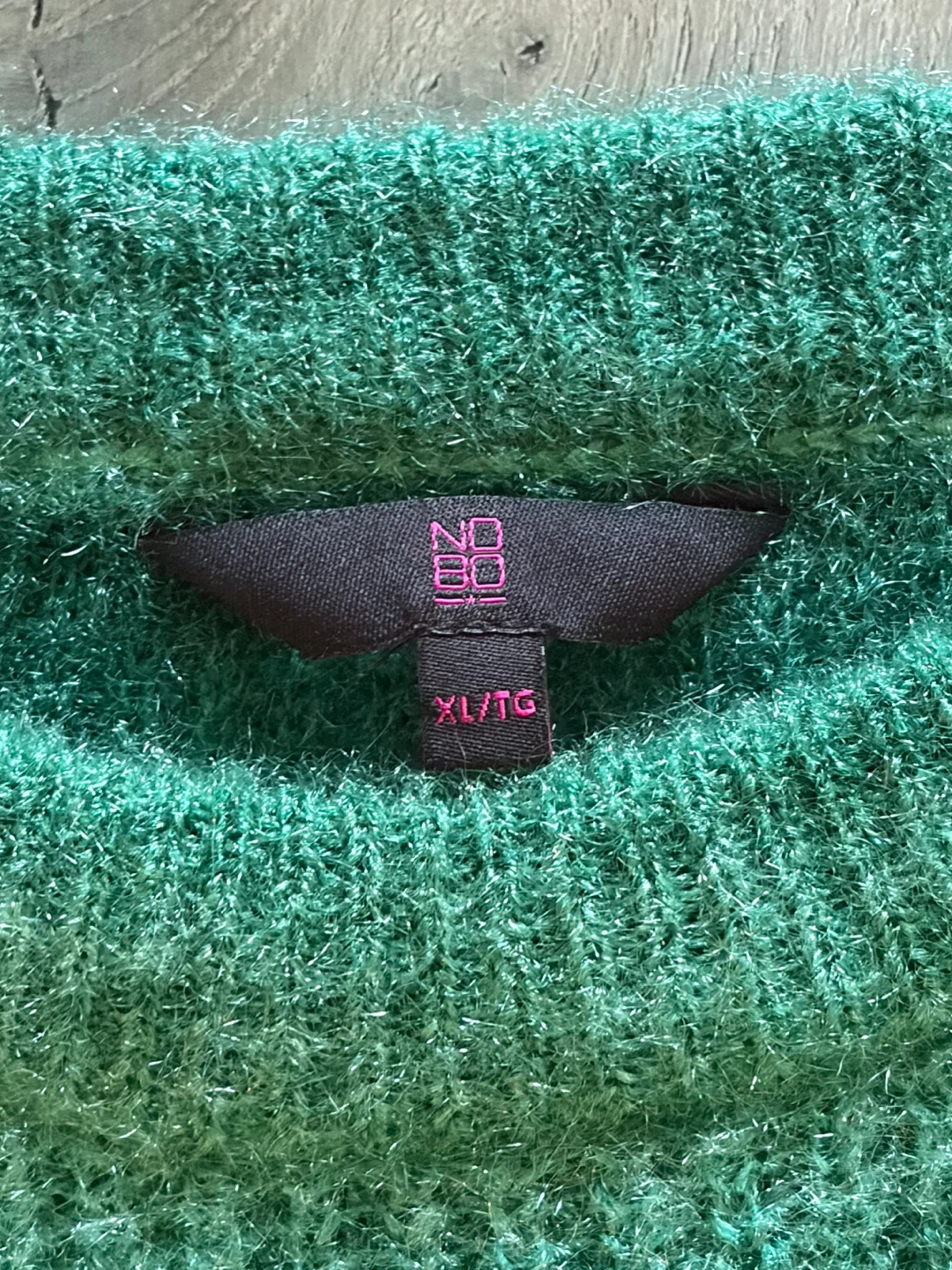 Fluffy green gradient sweater - photo 5