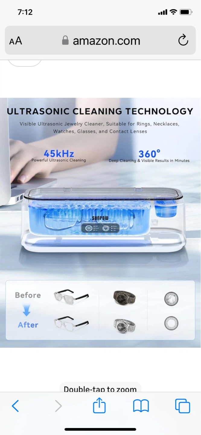 SUNPOW Ultrasonic Jewelry Cleaner Machine - photo 2