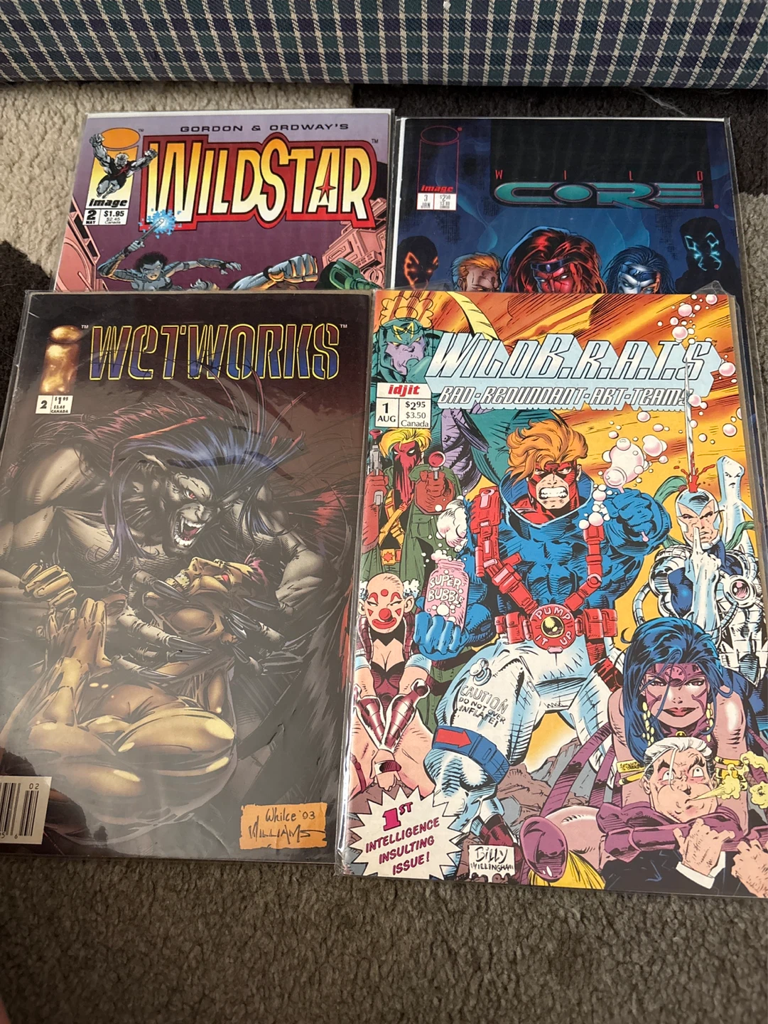 Wildstar, WildC.O.R.E., Wetworks, and Wildb.r.a.t.s Comic Lot