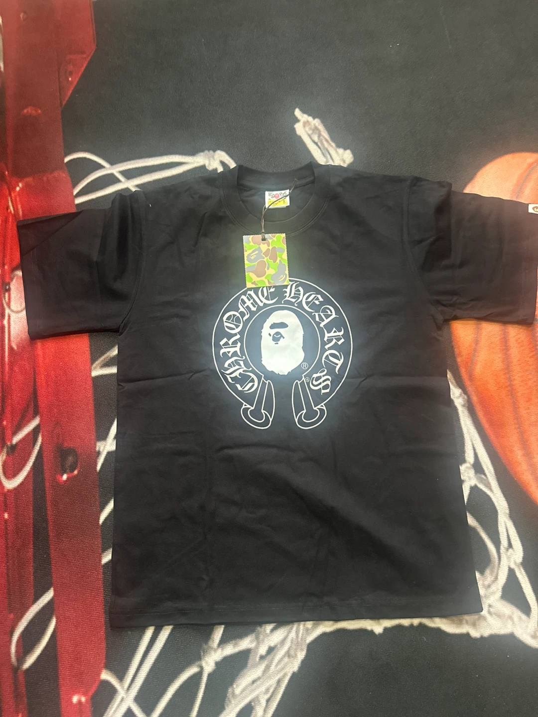 A Bathing Ape x Chrome Hearts T-Shirt Black
