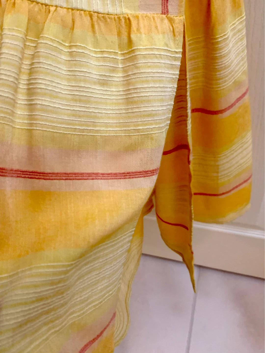 Tribal Femme Yellow Striped Maxi Dress TP/XS - photo 5
