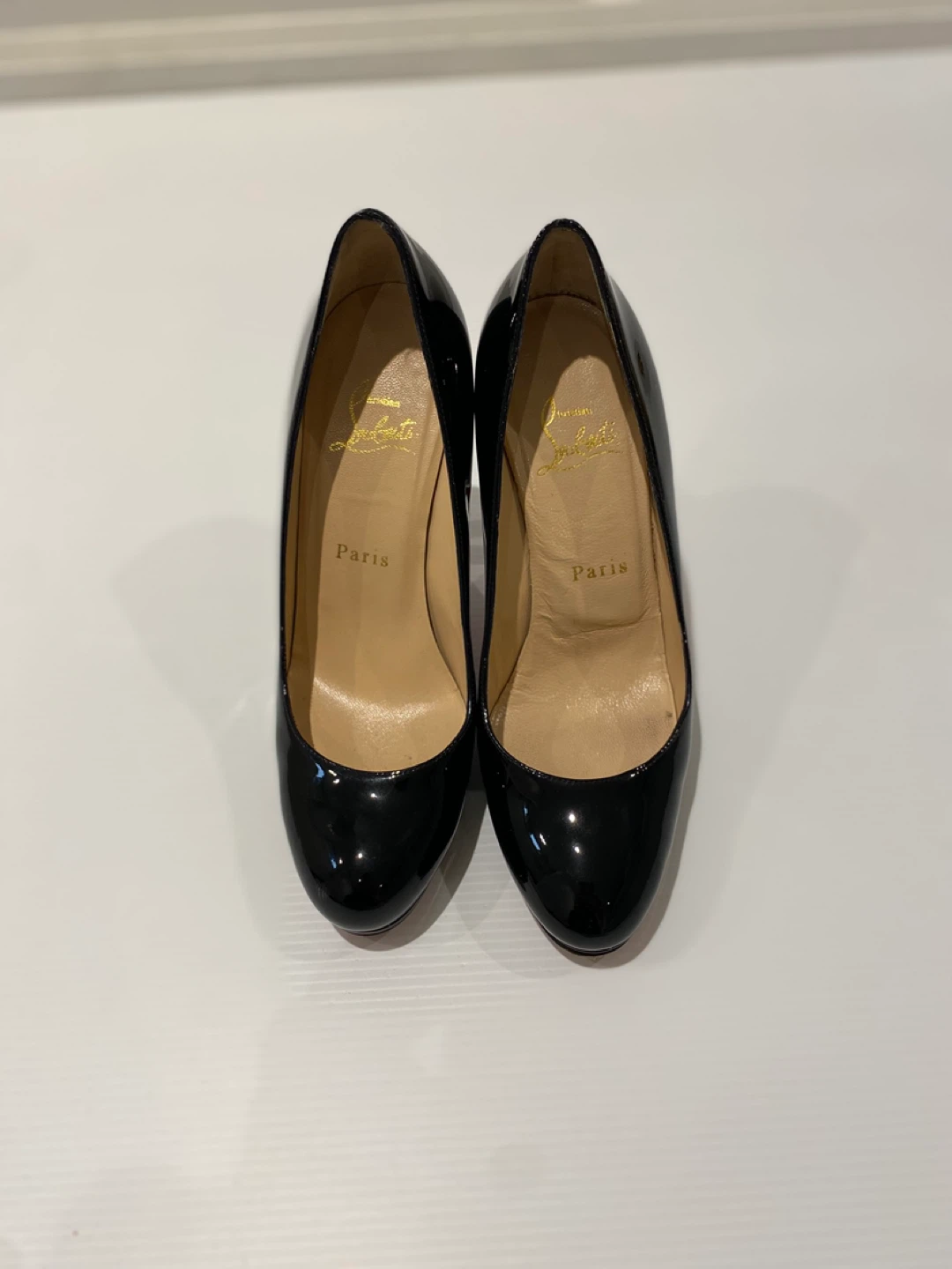 Christian Louboutin Black Patent Leather Heels