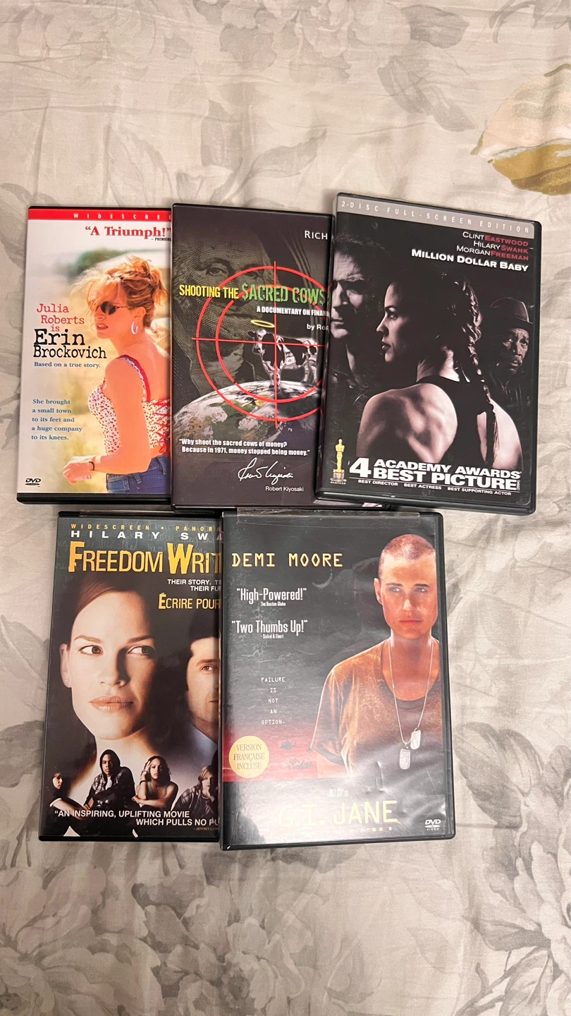 5 Movie DVD bundle