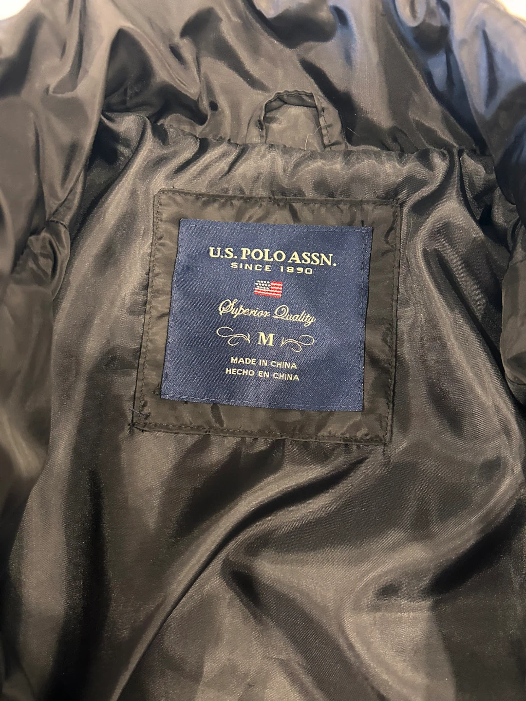 U.S. Polo Assn. Quilted Jacket Size M - photo 2