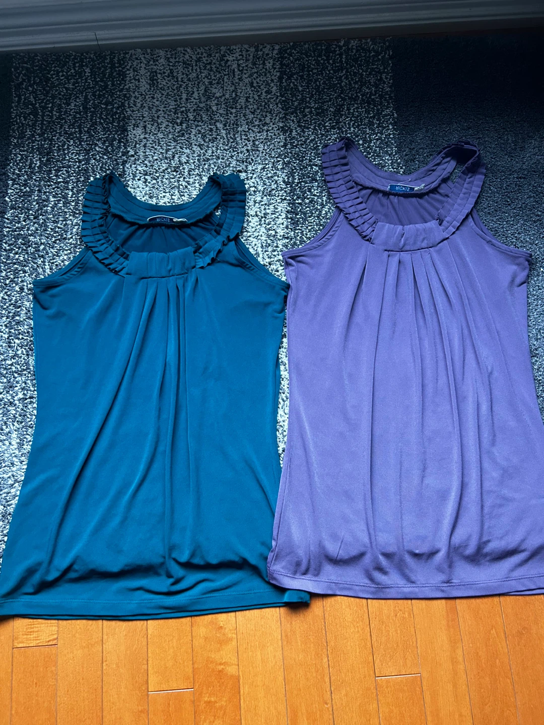 Ricki's Women's Sleeveless Tops - Teal & Purple - XS/TP