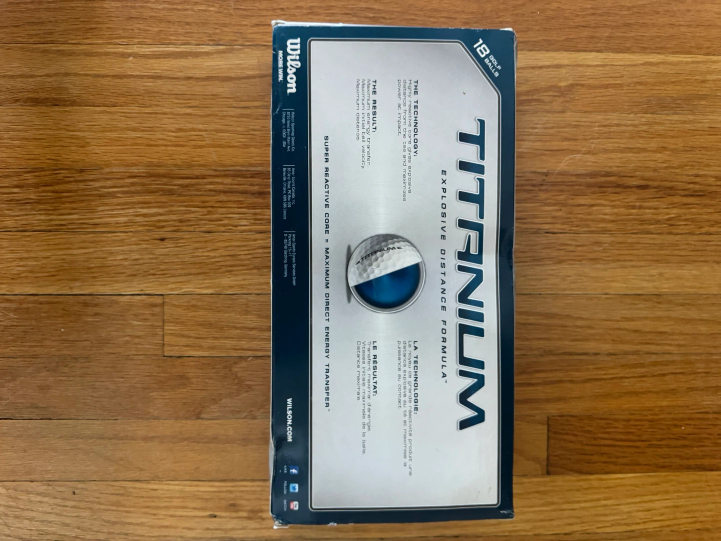 Wilson Titanium Golf Balls - 18 Count - photo 2