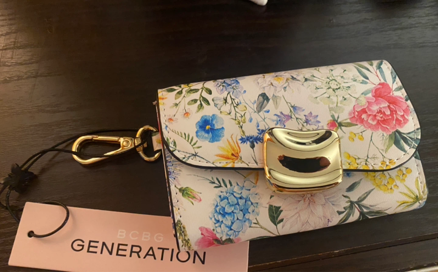 BCBG Generation Floral Print Card Holder - photo 2