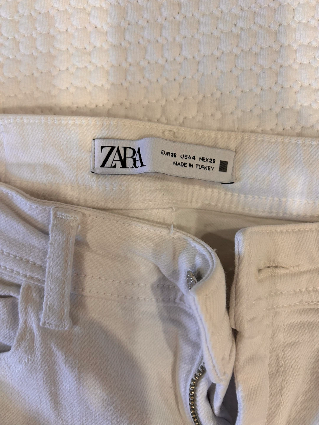 ZARA White Skinny Jeans - Size 4 - photo 2