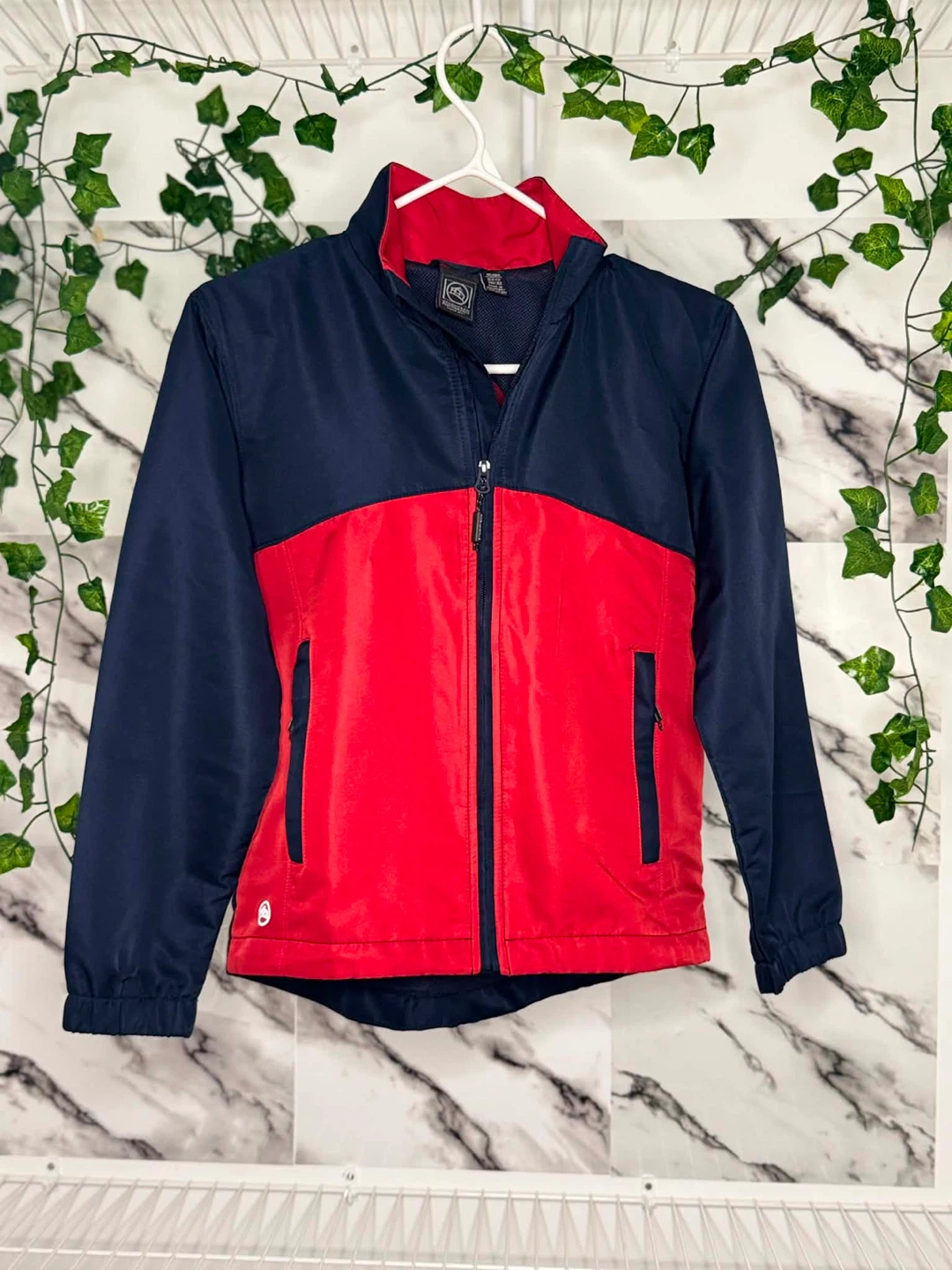Men’s Blue/Red Windbreaker Jacket