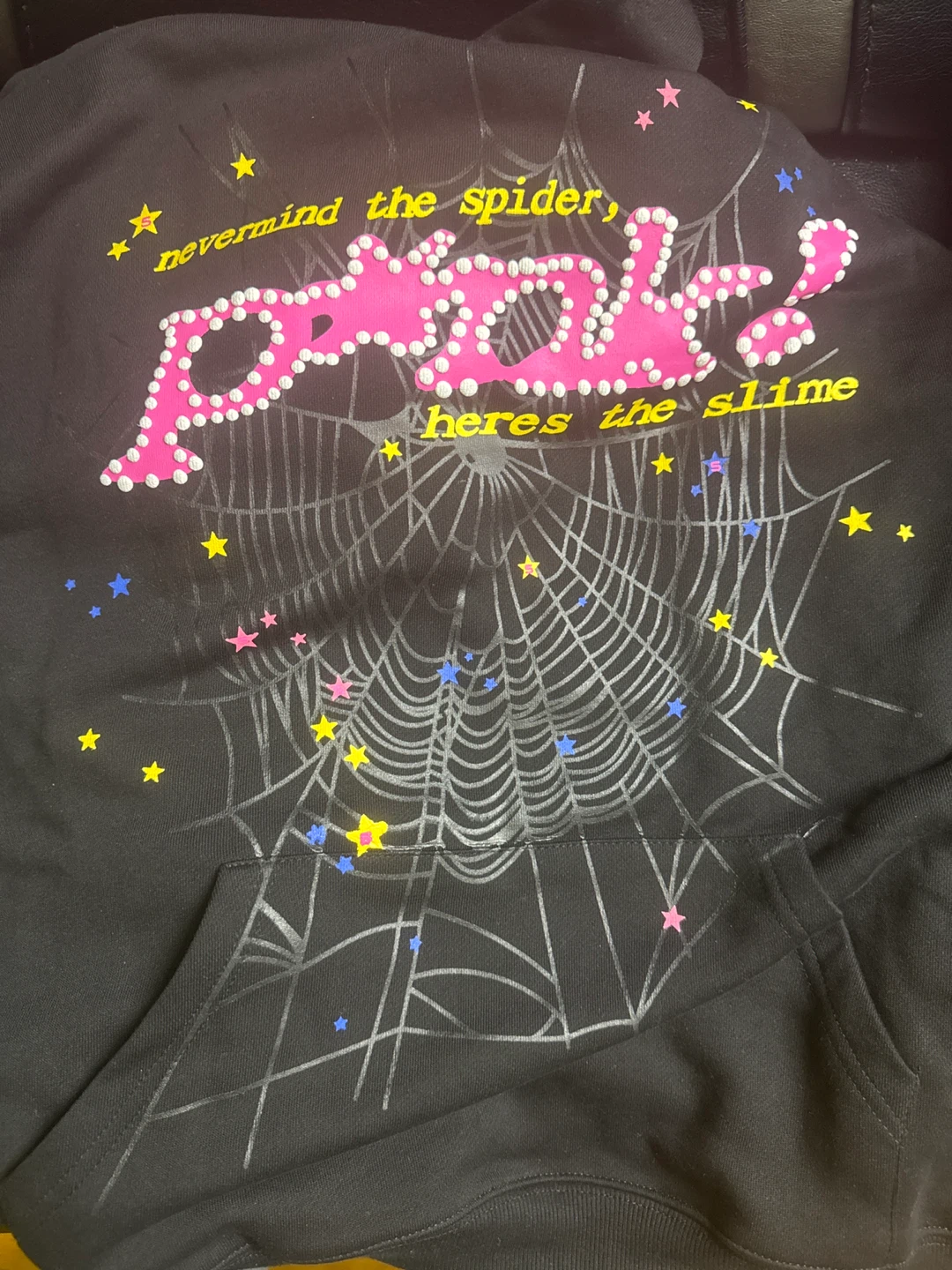P*nk  Spiderweb Hoodie