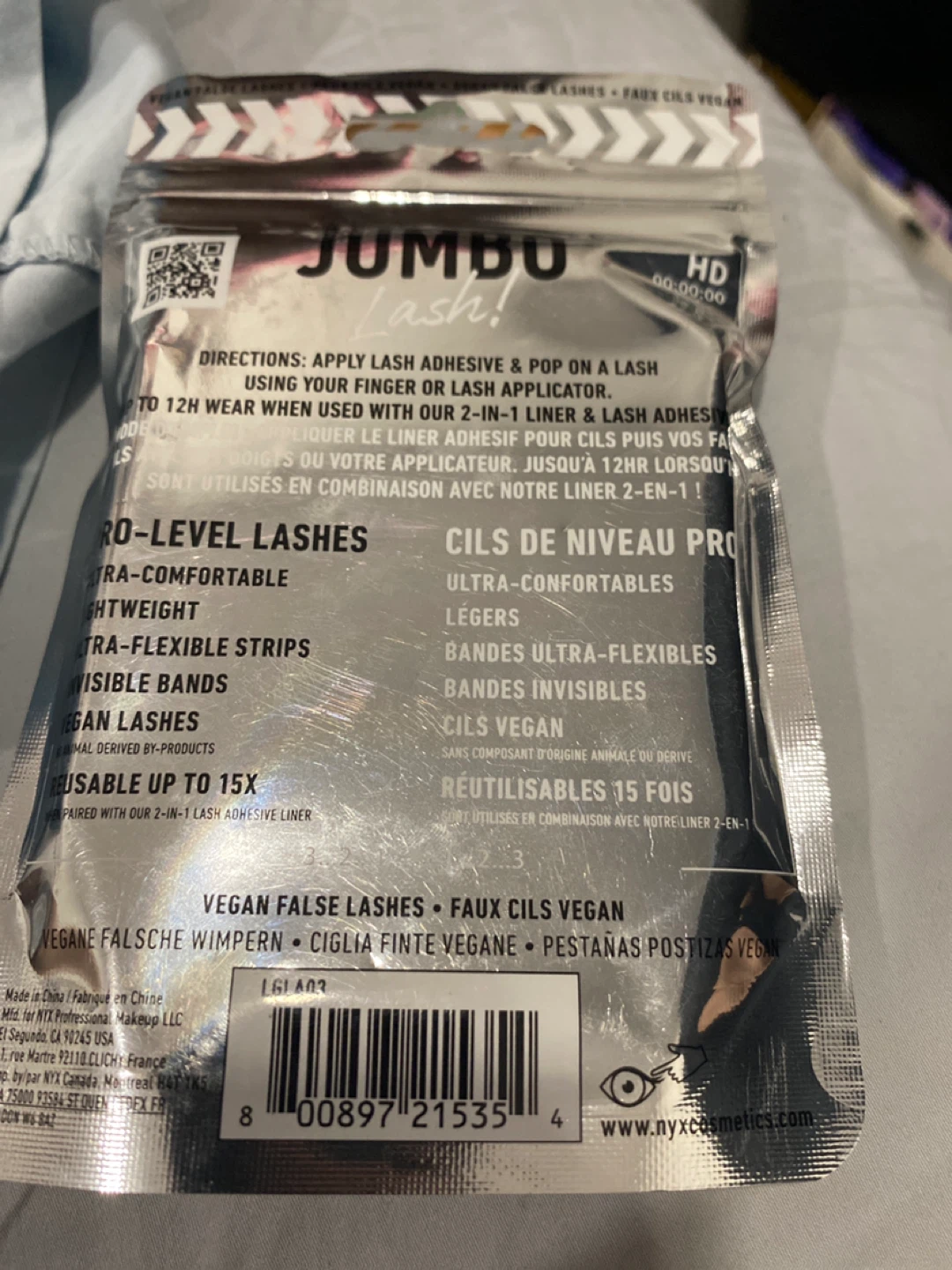 NYX Jumbo Lash! Wispy Flutter Vegan False Lashes - photo 2