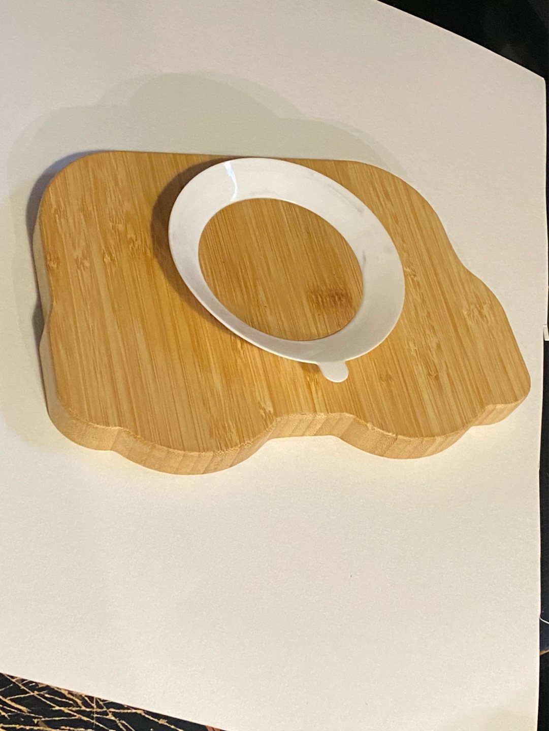 Baby Feeding Set with Bamboo Tray and Silicone Bib - photo 2