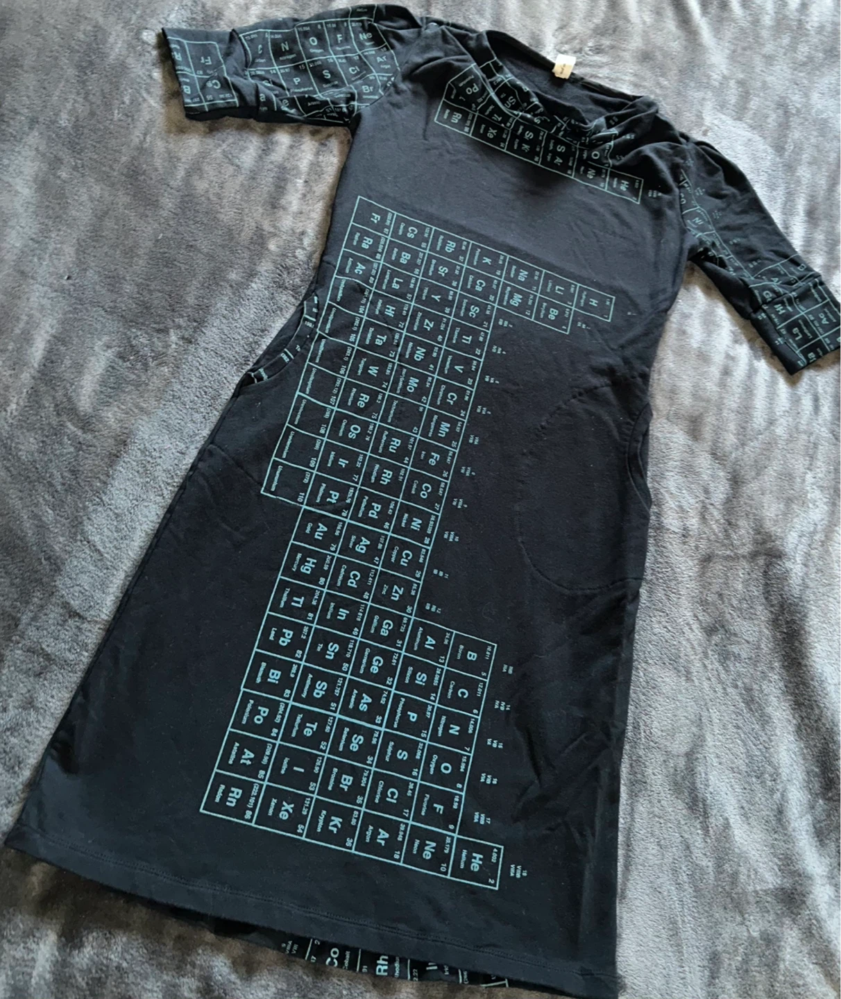 Smoking Lily Black Periodic Table Dress