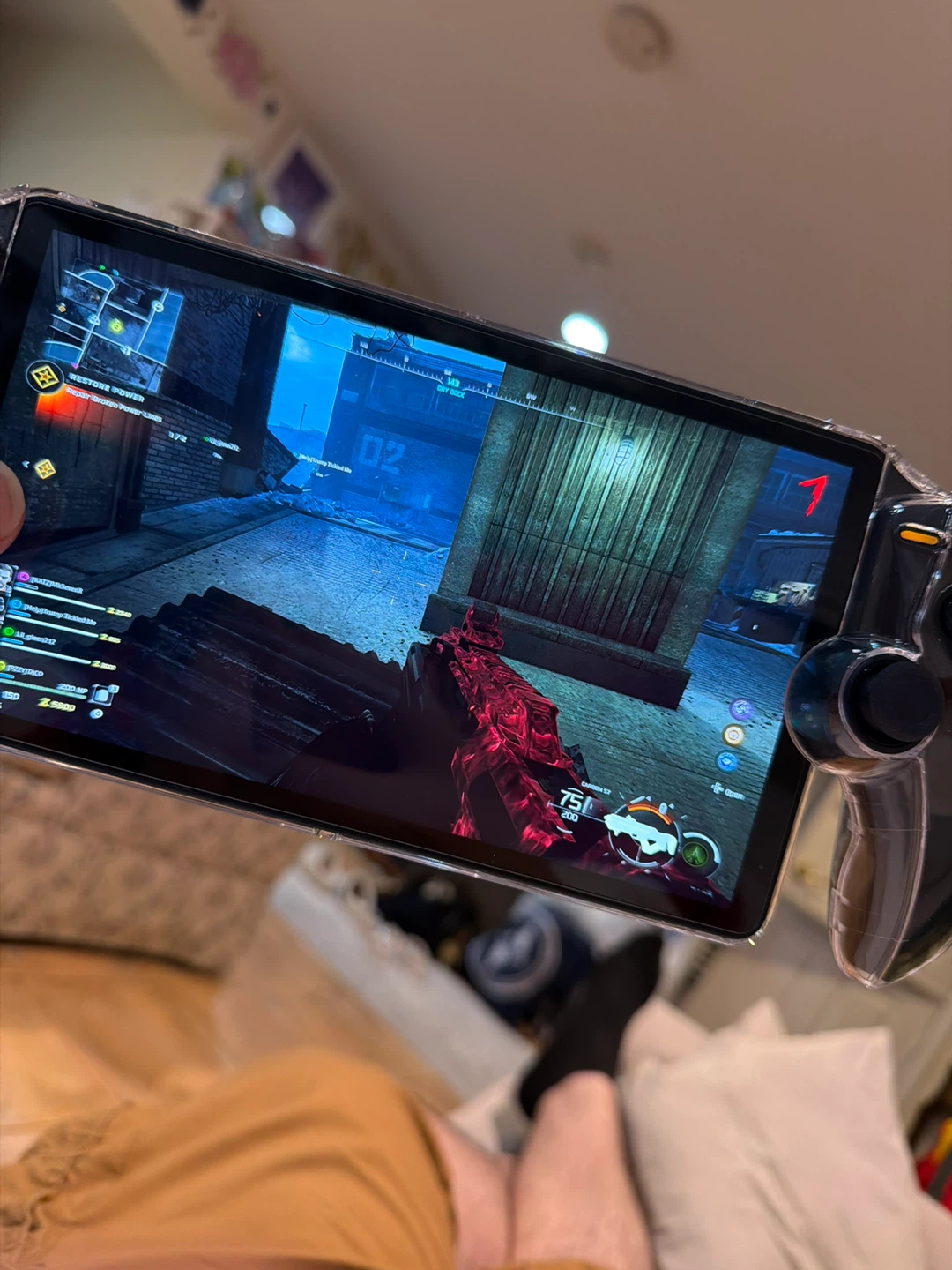Gaming Handheld Controller Grip with Integrated Screen - photo 3