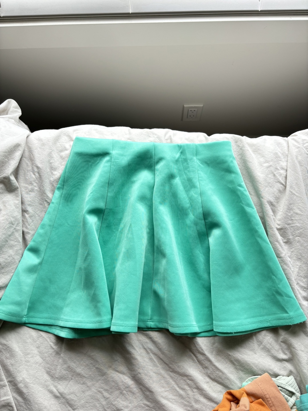 Forever 21 Aqua Skater Skirt - Size Small