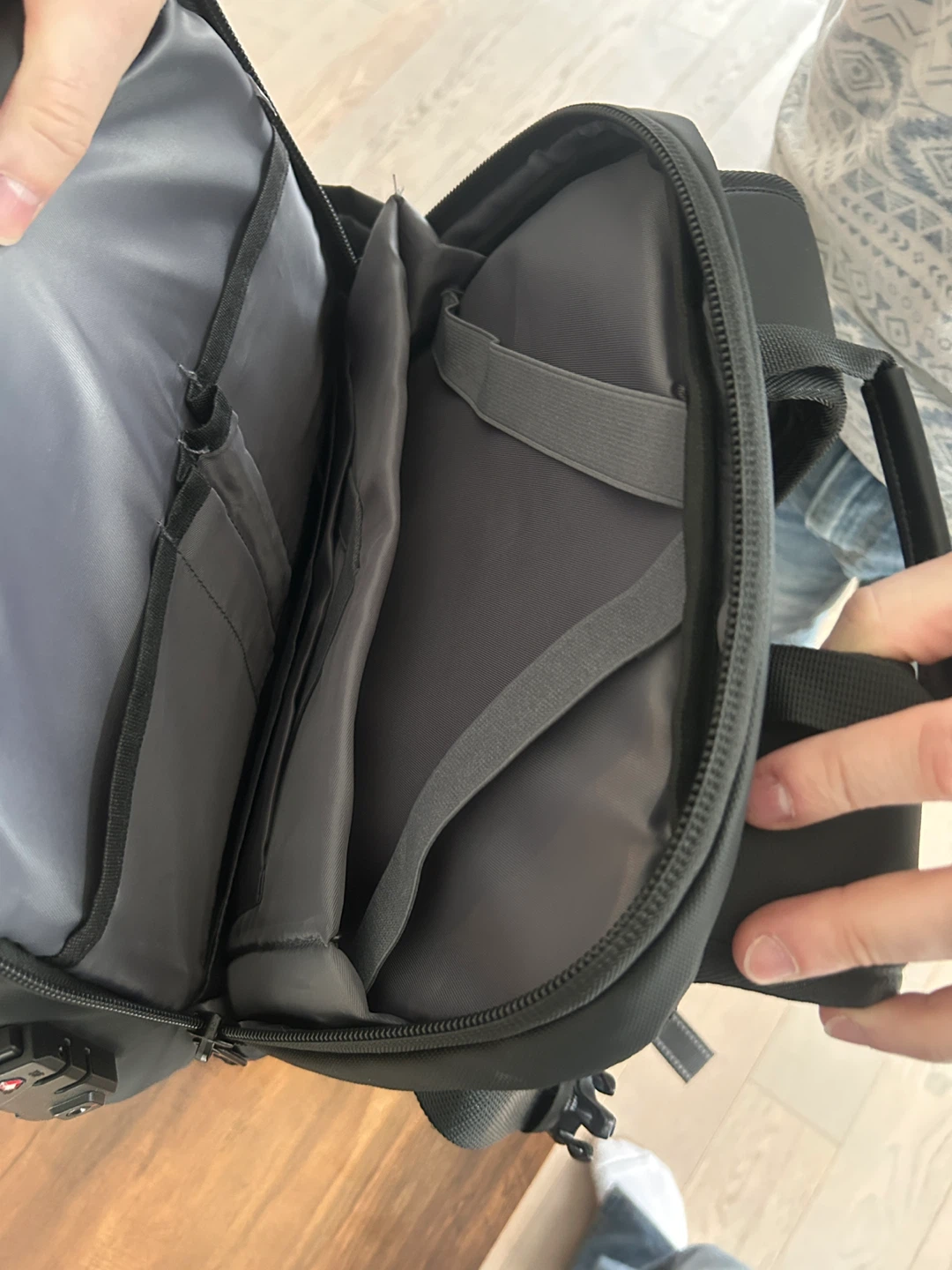 Black Travel Backpack with TSA Lock - photo 4