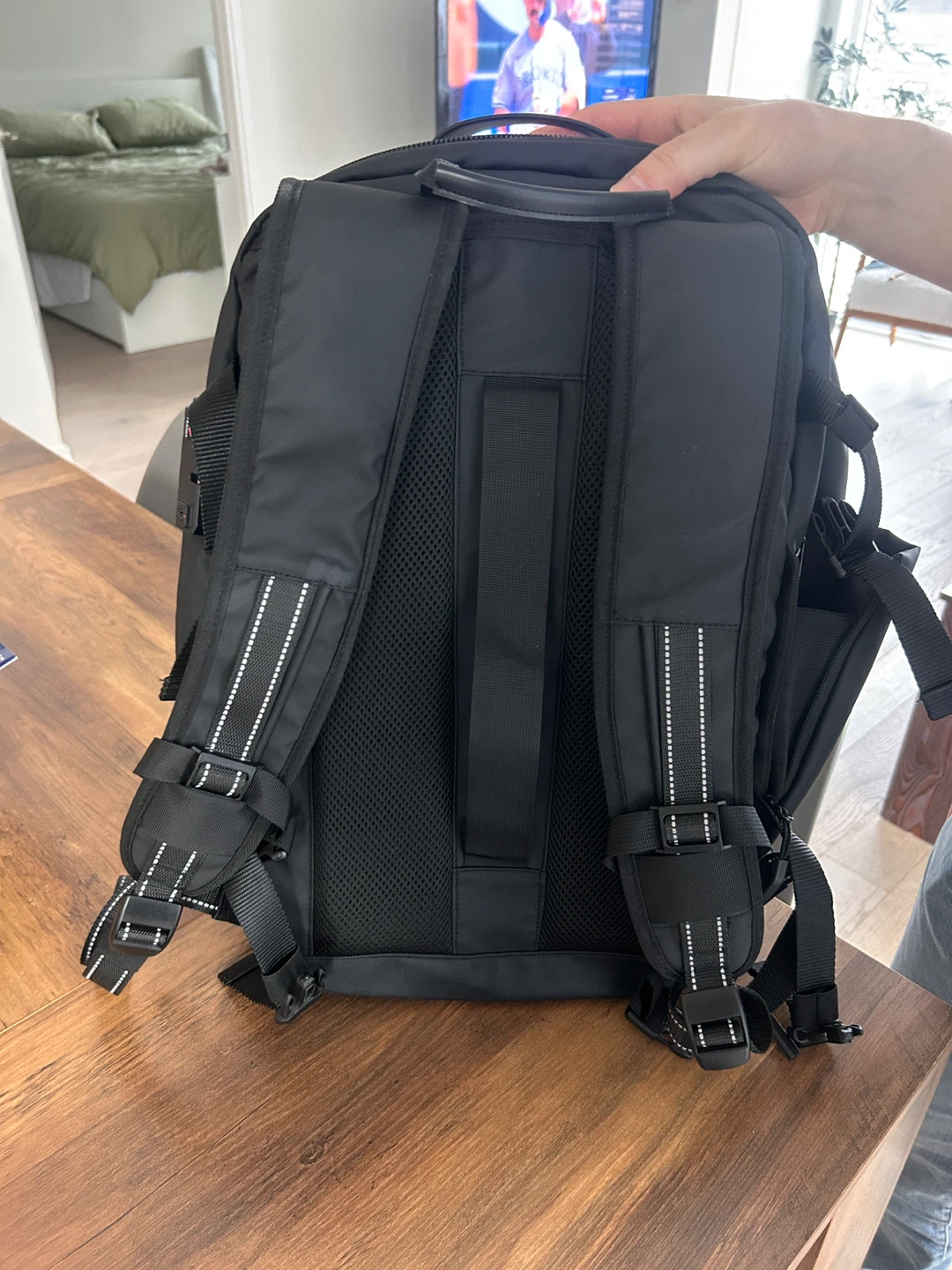 Black Travel Backpack with TSA Lock - photo 5