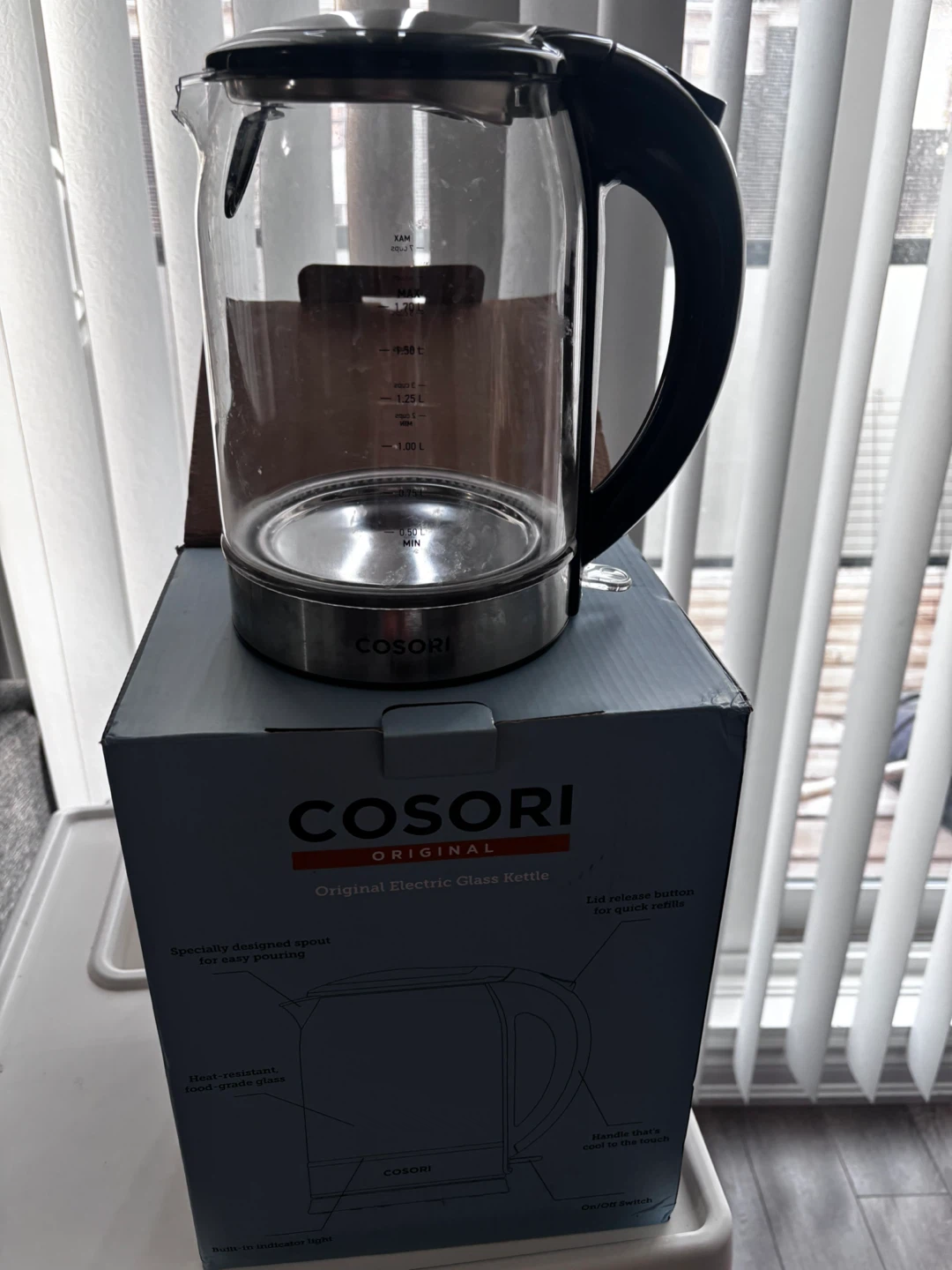 COSORI Original Electric Glass Kettle - photo 2