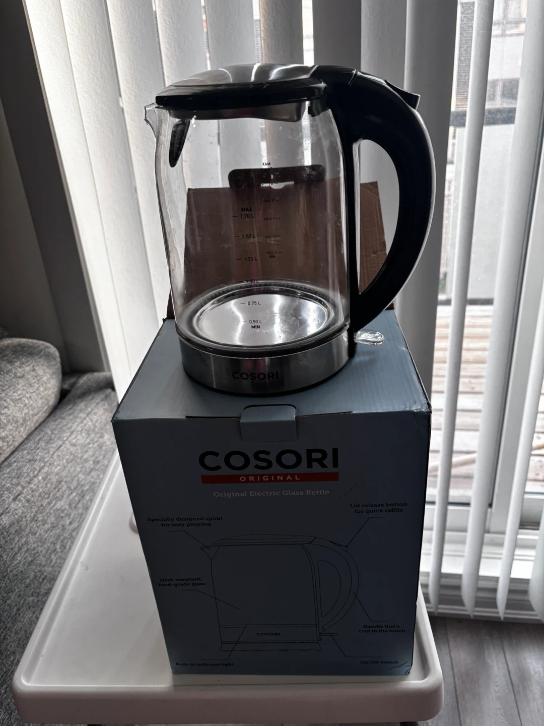 COSORI Original Electric Glass Kettle