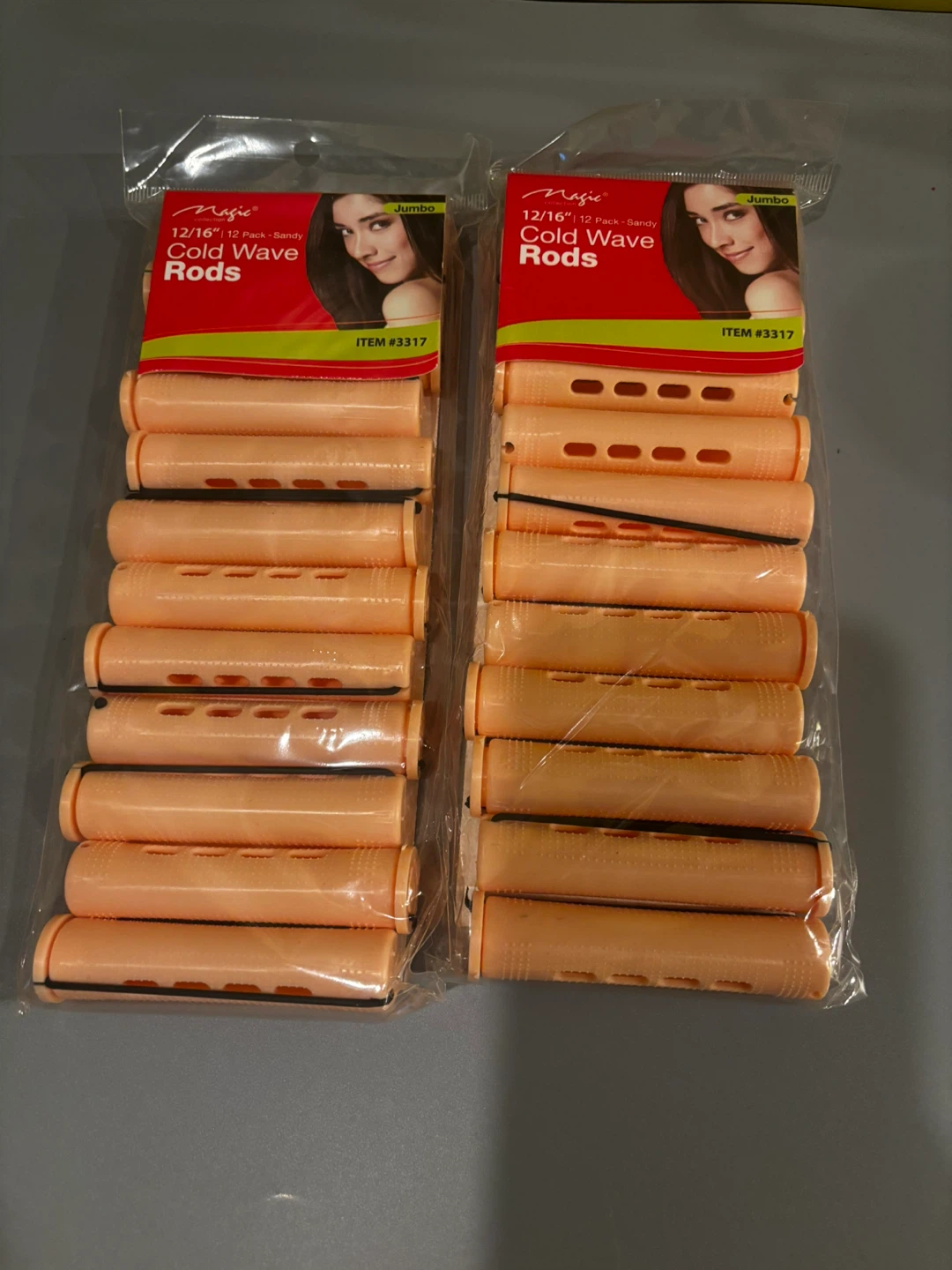 Magic Collection Jumbo Cold Wave Rods - Sandy (24 Pack)