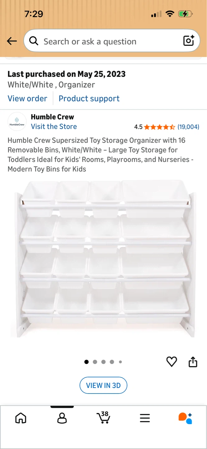 Humble Crew Supersized Toy Storage Organizer with 16 Bins - photo 2
