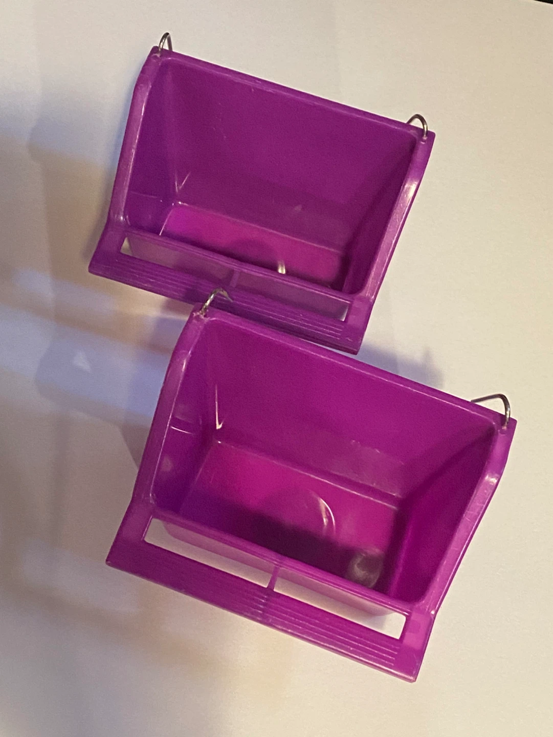 Purple Bird Feeder Cups (2-Pack)