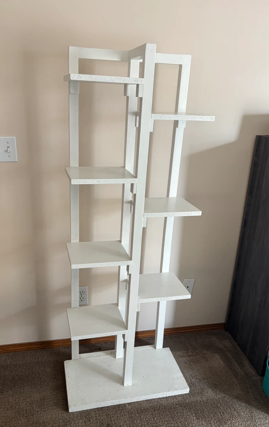 White Plant Shelf