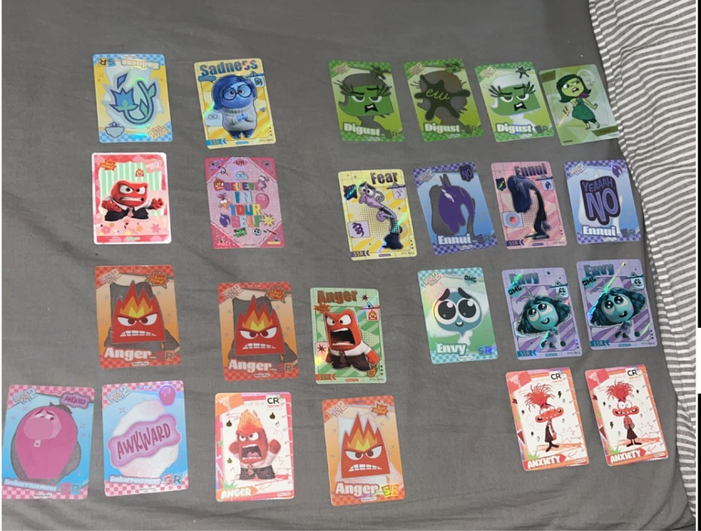 Disney Pixar Inside Out Trading Cards Lot