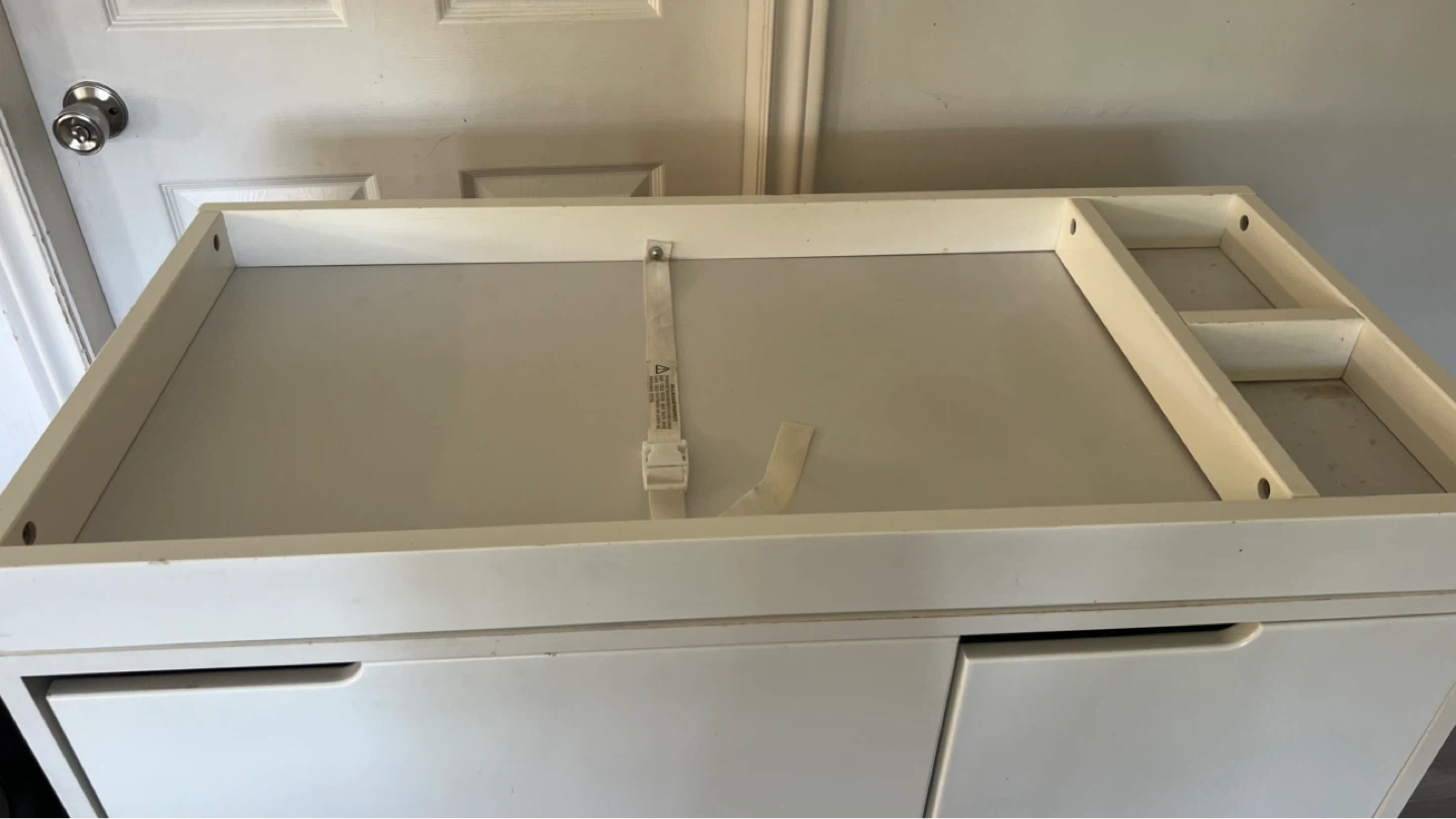 Montebello White Baby Changing Table with drawers - photo 3